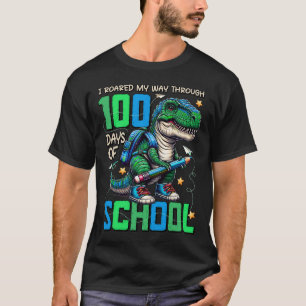 100 Days Of School Trex 100 Days Smarter 100th Day T-Shirt