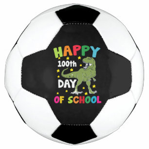 100 Days Of School Trex 100th Day of School  Football