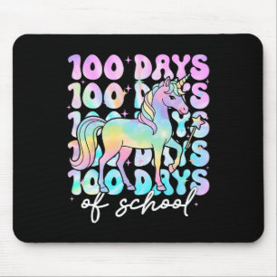 100 Days Of School Unicorn Girls 100th Day Of Scho Mouse Mat