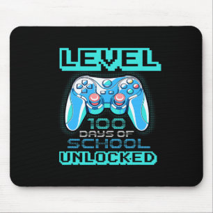100 Days Of School Unlocked Boys Girls Kids Video Mouse Mat