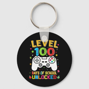 100 Days Of School Unlocked Gamer 100th Day Of Sch Key Ring