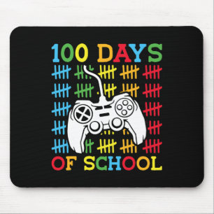 100 Days of School Video Games Controller Gaming K Mouse Mat