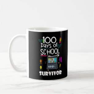 100 days of school virtual teacher T-Shirt Coffee Mug