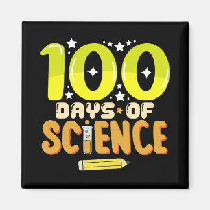 100 Days of Science 100th Day of School Teacher Magnet