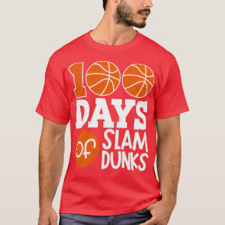 100 Days of Slam Dunk School Basketball T-Shirt