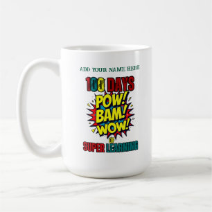 100 Days of Super Learning: Comic Book Style Coffee Mug