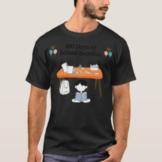100 Days School Supplies T-Shirt