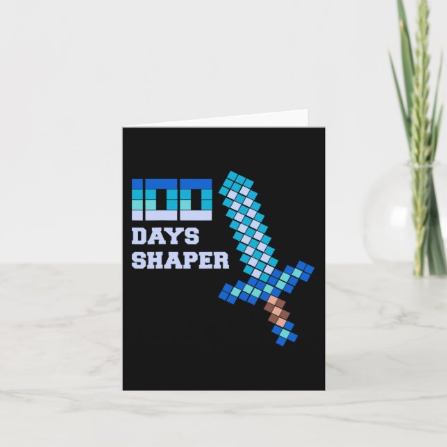 100 Days Shaper Fun 100 Days Of School Outfit For  Card (Front)