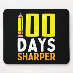 100 Days Sharper 100th Day Of School Teacher Kids  Mouse Mat