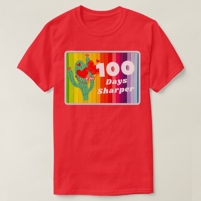 100 Days Sharper 7 T-Shirt (Design Front)