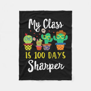 100 Days Sharper Fleece Blanket