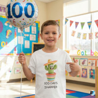 100 Days Sharper Funny Cactus Sombrero 100th Day