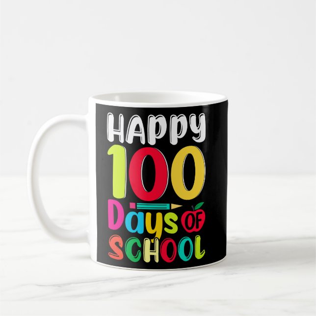 100 days smarter, 100 days smarter crown, coffee mug (Left)