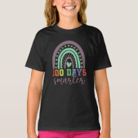 100 Days Smarter 100th Day of School Cute Rainbow