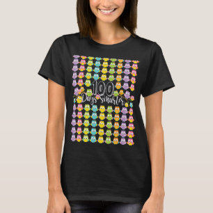 100 Days Smarter 100th Day Of School Owl Kids & T T-Shirt