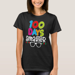 100 Days Smarter 100th Day of School Teacher Stude T-Shirt