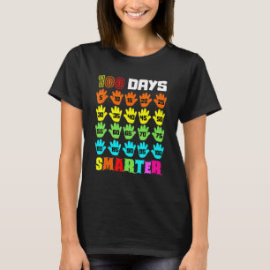 100 Days Smarter 100th Day of School Teachers Kids T-Shirt