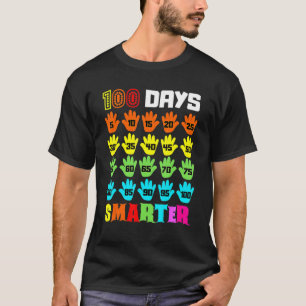 100 Days Smarter 100th Day Of School Teachers Kids T-Shirt