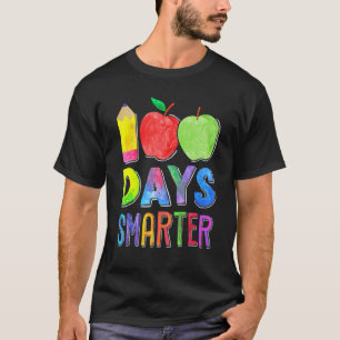 100 Days Smarter 100th Day Of School Women Teache T-Shirt