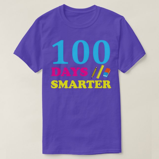100 Days Smarter 59 T-Shirt (Design Front)