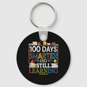 100 Days Smarter And Learning Colours For Apparel  Key Ring