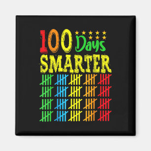 100 Days Smarter Counting Hash Marks Days Of Schoo Magnet