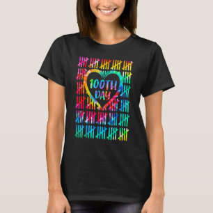 100 Days Smarter Counting Tally Marks 100th Day Of T-Shirt