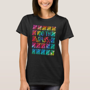 100 Days Smarter Counting Tally Marks For Adults B T-Shirt