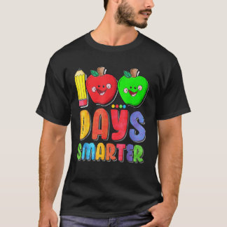 100 Days Smarter Cute 100 Days Of School Teacher K T-Shirt