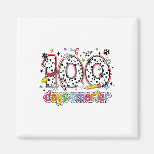 100 Days Smarter Cute Dog Teacher Student 100 Days Magnet