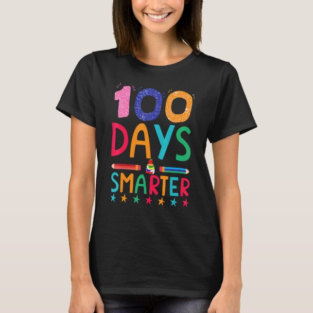 100 Days Smarter  Cute T-Shirt (Front)