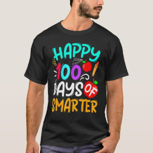 100 Days Smarter For Teachers Kids Happy 100th Day T-Shirt