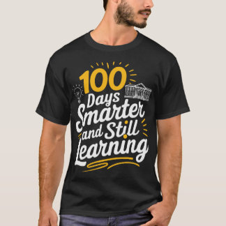 100 Days Smarter Funny Monster 100 Days of School  T-Shirt