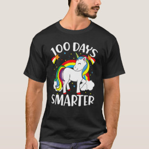 100 Days Smarter Happy 100th Day Of School Cute Un T-Shirt