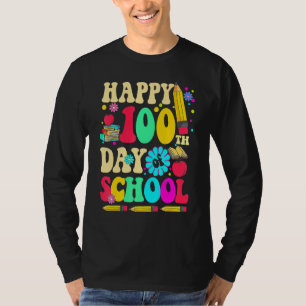 100 Days Smarter Happy 100th Day Of School Kids Re T-Shirt