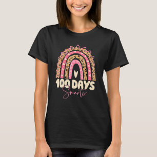 100 Days Smarter Happy 100th Day Of School Outfit T-Shirt