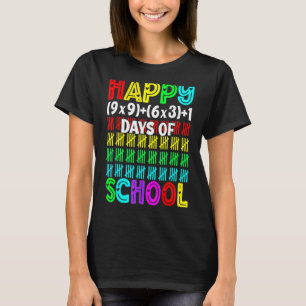 100 Days Smarter Happy 100th Day Of School Student T-Shirt