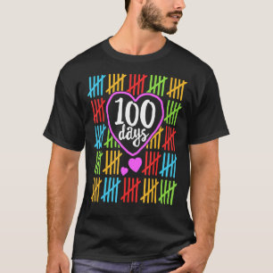 100 Days Smarter Happy 100th Day Of School Student T-Shirt