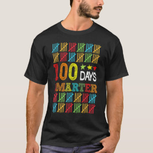 100 Days Smarter Happy 100th Day Of School Student T-Shirt