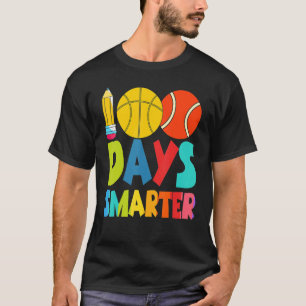 100 Days Smarter Happy 100th Day Of School Student T-Shirt