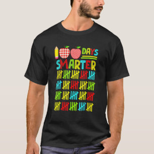 100 Days Smarter Happy 100th Day Of School Student T-Shirt