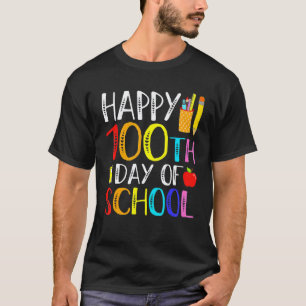 100 Days Smarter Happy 100th Day Of School Teacher T-Shirt