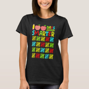 100 Days Smarter Happy 100th Day Of School Teacher T-Shirt