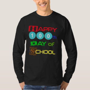 100 DAYS SMARTER HAPPY 100TH DAY OF THE SCHOOL TEA T-Shirt