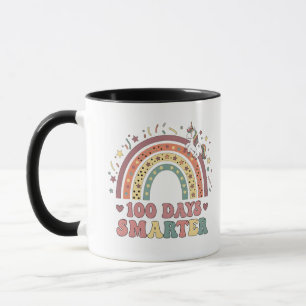 100 Days Smarter Kids Girls Unicorn 100th Day of Mug