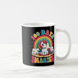 100 Days Smarter Kids Girls Unicorn 100th Day Of S Coffee Mug