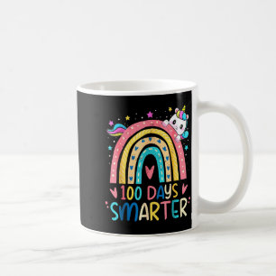 100 Days Smarter Kids Girls Unicorn 100th Day Of S Coffee Mug