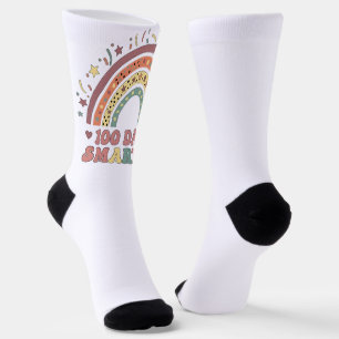 100 Days Smarter Kids Girls Unicorn 100th Day of Socks