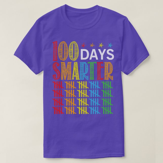 100 Days Smarter Kids T-Shirt (Design Front)