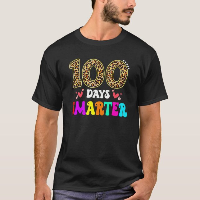 100 Days Smarter Kindergarten 100th Day Of School  T-Shirt (Front)